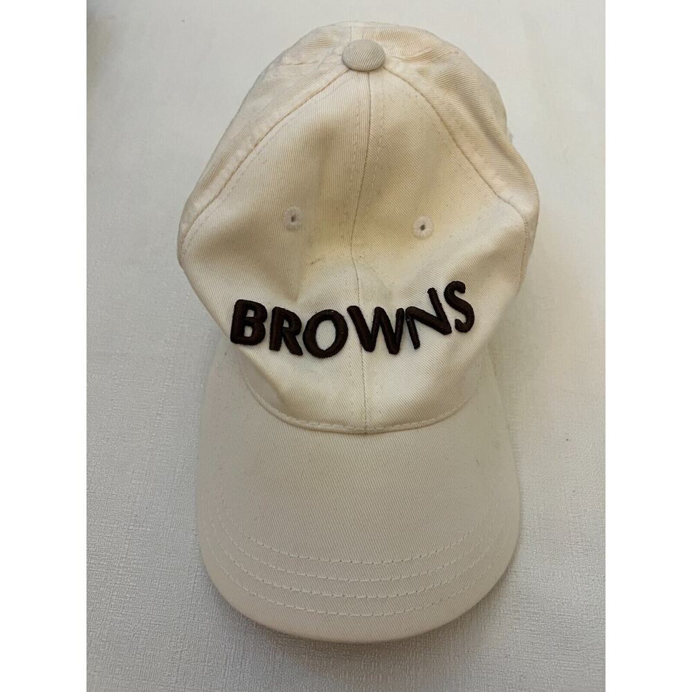 Reebok NFL Cleveland Browns Hat Baseball Cap 90s Fitted On Field Collectors Hat